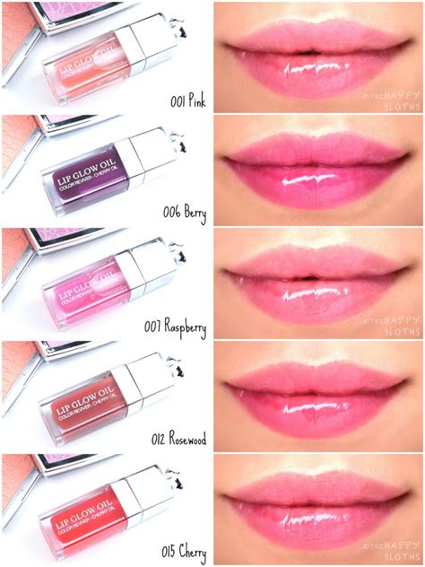 dico dior lip swatch|best dior lip oil shade.